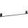 Square Towel Holder 600 mm - Adhesive Mount – Black