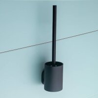 Toilettenbürstenhalter Basic – Selbstklebend, Schwarz