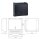 Hand Towel Dispenser black, 280 mm