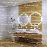 Shower Chair with Backrest and Armrests