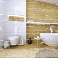 Shower Chair with Backrest and Armrests