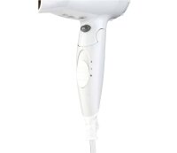 Foldable Hotel Hairdryer HARROW 1600W white