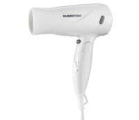 Foldable Hotel Hairdryer HARROW 1600W white
