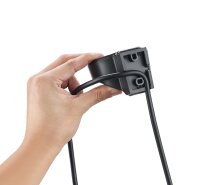 Anti-Theft Hairdryer Wall Holder black