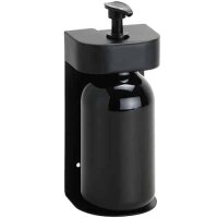 Soap Dispenser with Magnetic Lock 500 ml round, black