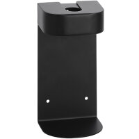 Holder for Soap Dispenser with Magnetic Lock 500 ml round, black