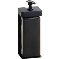 Soap Dispenser with Magnetic Lock 500 ml square, black