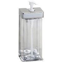 Soap Dispenser with Magnetic Lock 500 ml square, polished