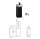 Soap Dispenser with Magnetic Lock 500 ml square, brushed
