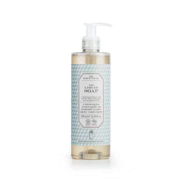 The Rerum Natura Liquid Soap Organic Certified Refillable Pump 380 ml