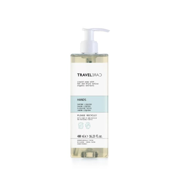 Travelcare Liquid Soap Refillable Bottle 480 ml