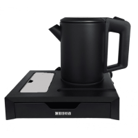 Corby Welcome Tray with Drawer and Hotel Kettle 0.6 l black