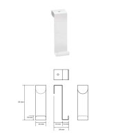 Hook for Door white