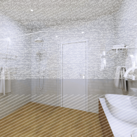 White Hanger for Door, 3 hooks