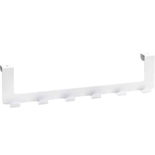 Over Door Hanger with 6 Hooks white