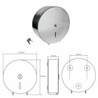 Toilettenpapierhalter für Großrollen ø 310 mm, matt
