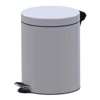 Stainless Steel Pedal bin 5 l, polished