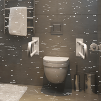 Grab Bar 1000 mm white