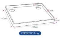 Fenland ESPRESSO Willkommenstablett
