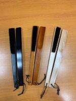 Hotel Kleiderbürste Nussbaum lackiert, Länge 38 cm