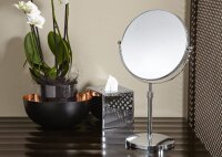 LED Cosmetic Mirror with 5x Magnification, black