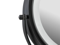 LED Cosmetic Mirror with 5x Magnification, black