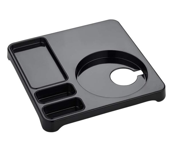 Emberton Welcome Tray Halstead made of melamine, black