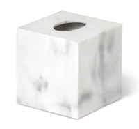Baker Tissue Box light Marble Design