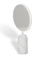 Parker Two Sided Mirror Marble design light