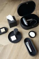 Baker Quadratischer Taschentuch Spender in schwarzem Marmor