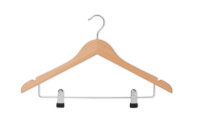 Hotel Hanger Graham with Hook and Clips NATURAL
