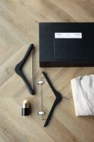 Hotel Hanger Graham with Hook and Clips BLACK