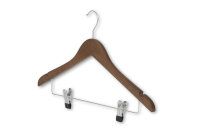Hotel Hanger Graham with Hook and Clips BLACK