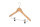 Hotel Hanger Graham with Hook and Clips WALNUT