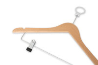 Anti-theft Hanger Graham with Pin and Clips WALNUT
