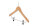 Anti-theft Hanger Graham with Pin and Clips WALNUT