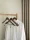 Anti-theft Hanger Graham with Pin and Clips WALNUT