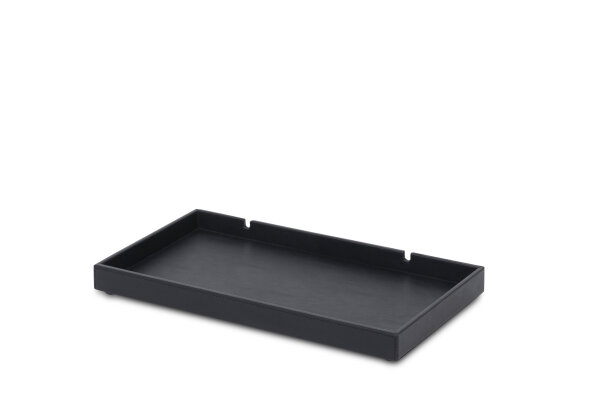 Rechteckiges Willkommenstablett Etna BLACK