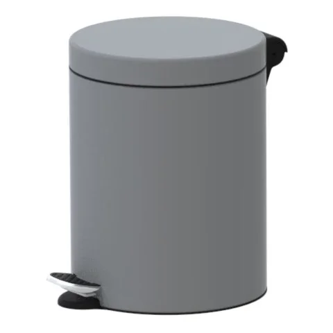 Pedal Waste Bin 5 L gray with Soft Close System