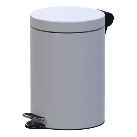 Pedal Waste Bin 3 L with Fire-Retardant Additive black