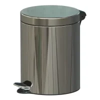 5 L Pedal Bin Fire-Retardant with Soft Close shiny