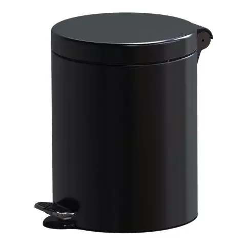 5 L Pedal Bin Fire-Retardant with Soft Close black