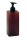 Square Bottle with Pump 500 ml brown