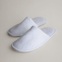 Hotel Kids Slippers Coral Fleece with Closed Toe and...
