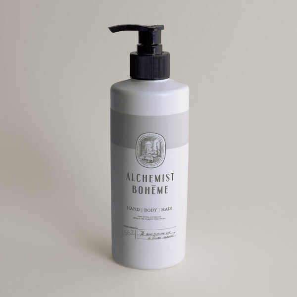 ALCHEMIST BOHEME Pump Dispenser Hair and Body Shower Gel 400 ml