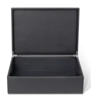 Capri Luxury Laundry Box black