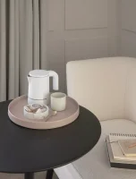 Bentley Abfalleimer Palma Natur und quadratisch mit Mülltrennung