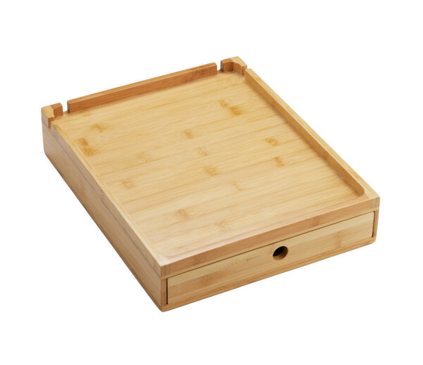 AMESBURY Compact Espresso Drawer Tray natural bamboo