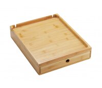 AMESBURY Compact Espresso Drawer Tray natural bamboo