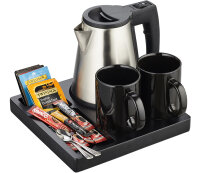 TONGWELL Bambus Willkommenstablett schwarz